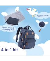 iniuniu Diaper Bag Backpack, Unisex Baby Bags for Boys Girls, Waterproof Travel