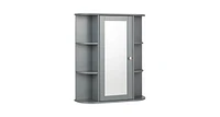 Bathroom Single Door Shelves Wall Mount Cabinet with Mirror