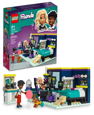 Lego Friends Nova's Room 41755 Toy Building Set with Nova, Zac and Dog Figures