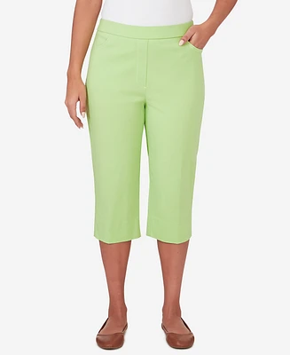 Alfred Dunner Women's Miami Beach Clam digger Pull-On Pants