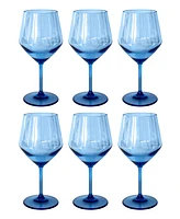 TarHong Angle Goblets 23 oz, Set of 6