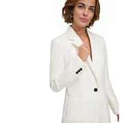 Dkny Women's Single-Button Long-Sleeve Blazer