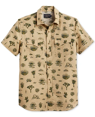 Pendleton Men's Laramie Desert Print Short Sleeve Button-Front Shirt