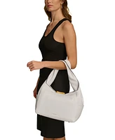 Donna Karan Amagansett Soft-Rolled Leather Shoulder with Sculpted Magnet Closure