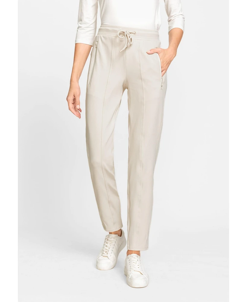 Olsen Women's Lisa Fit Straight Leg Drawstring Pant