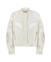 Women's Trimmed Bomber Jacket