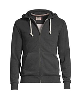 Lands' End Men's Big & Tall Long Sleeve Serious Sweatshirt Full-Zip Hoodie