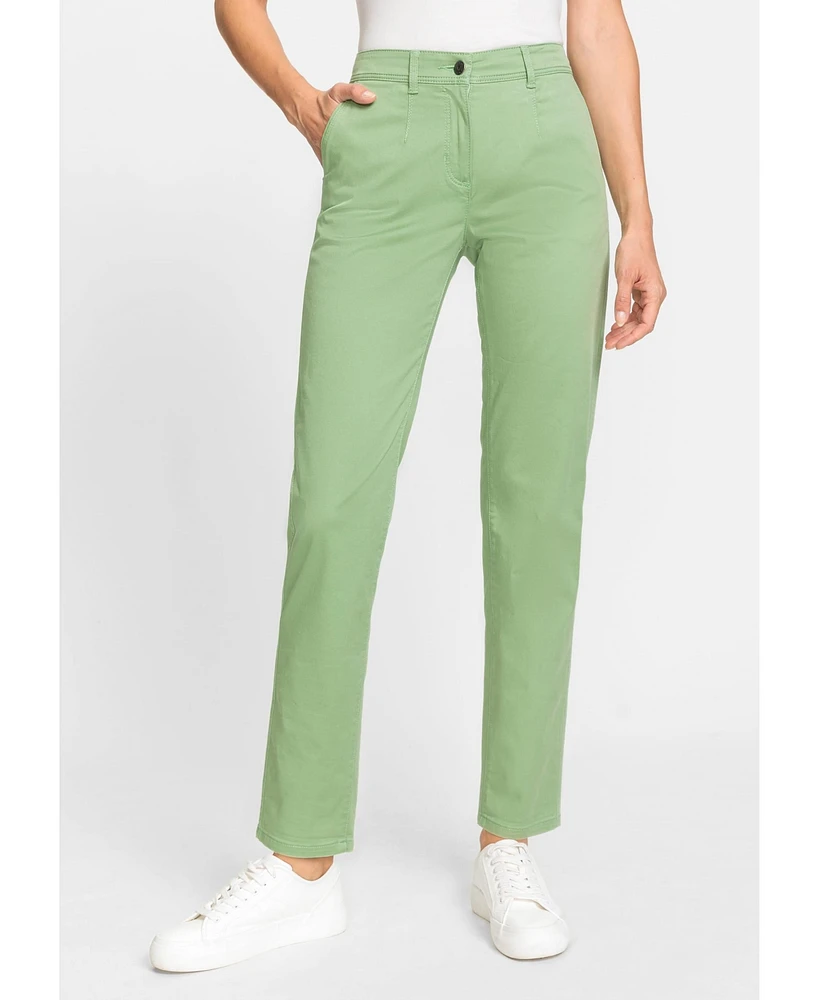 Olsen Women's Lisa Fit Straight Leg Cropped Pant