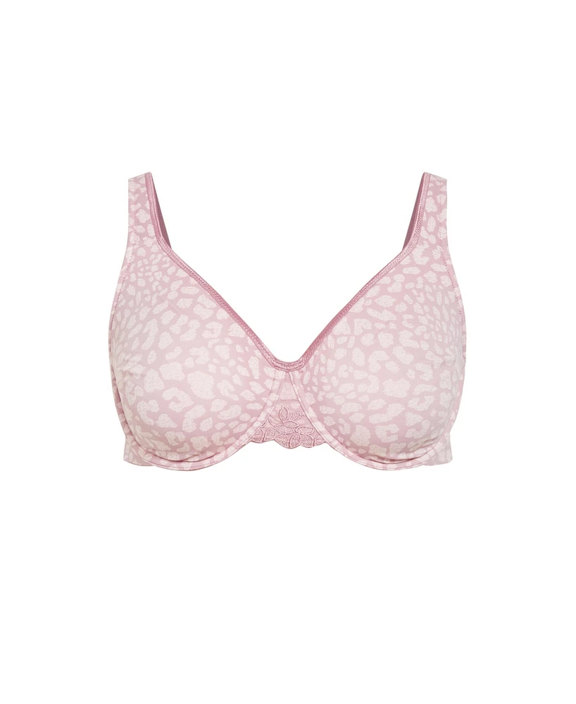 Avenue Plus Print Smooth Caress Bra