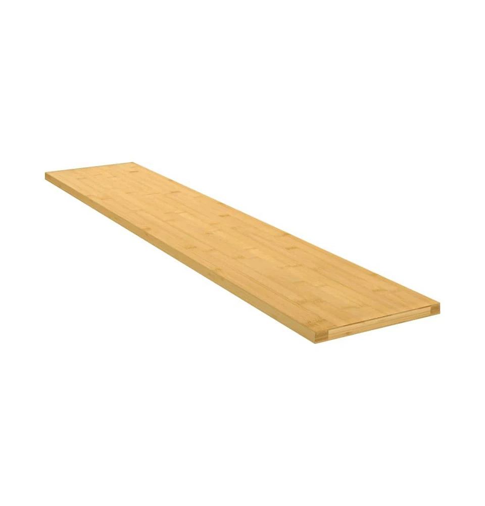 Wall Shelf 39.4"x7.9"x0.6" Bamboo