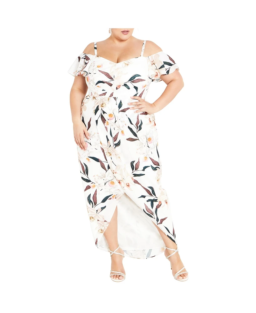 Plus Sweet Orchid Maxi Dress