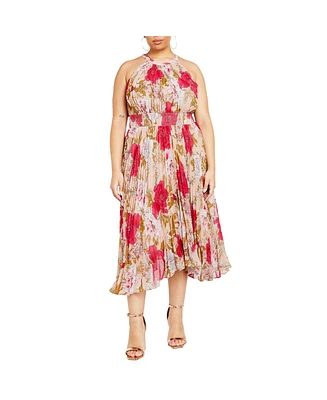 Plus Miriam Print Dress