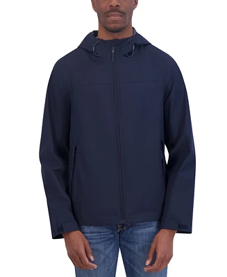 Nautica Men's Packable Full-Zip Hooded Jacket