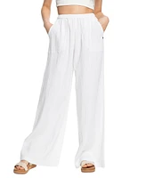 Roxy Juniors' What A Vibe Cotton Beach Pants