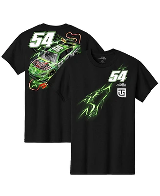 Men's Joe Gibbs Racing Team Collection Black Ty Interstate Batteries Car T-shirt