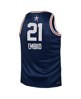 Big Boys Jordan Joel Embiid Navy 2024 Nba All-Star Game Swingman Jersey
