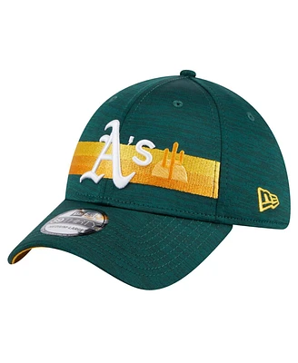 Men's New Era Green Oakland Athletics Spring Training Digi 39THIRTY Flex Hat