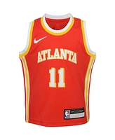 Baby Boys and Girls Nike Trae Young Red Atlanta Hawks Swingman Player Jersey - Icon Edition