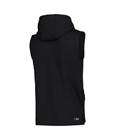 Men's Msx by Michael Strahan Black New Orleans Saints Marathon Sleeveless Pullover Hoodie