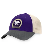 Men's Top of the World Purple Kansas State Wildcats Refined Trucker Adjustable Hat