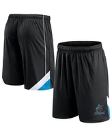 Men's Fanatics Black Miami Marlins Slice Shorts