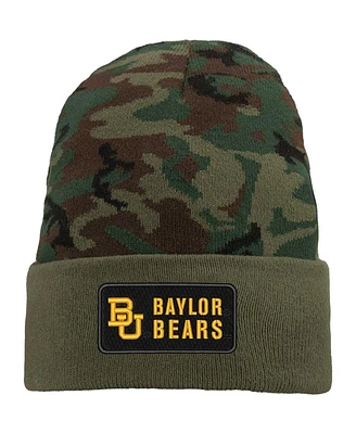 Men's Nike Camo Baylor Bears Military-Inspired Pack Cuffed Knit Hat