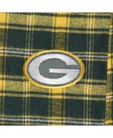 Women's Concepts Sport Green Bay Packers Plus Badge T-shirt and Flannel Pants Sleep Set