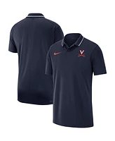 Men's Nike Navy Virginia Cavaliers 2023 Coaches Performance Polo Shirt