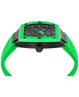 Philipp Plein Men's Automatic The Skeleton Silicone Strap Watch 44mm