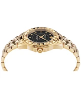 Philipp Plein Women's Lady Rock Gold Ion Plated Studded Stainless Steel Bracelet Watch 38mm