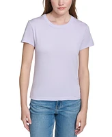 Calvin Klein Jeans Women's Embroidered Logo Short-Sleeve T-Shirt