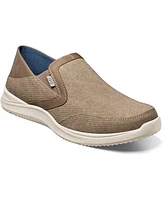 Nunn Bush Men's Conway Ez Canvas Moc Toe Slip On Shoes