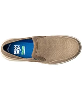 Nunn Bush Men's Conway Ez Canvas Moc Toe Slip On Shoes