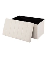 Seville Classics Storage Bench Ottoman