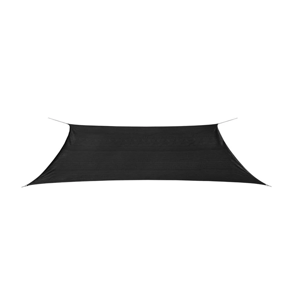 Sunshade Sail Hdpe Rectangular 13.1'x19.7' Anthracite