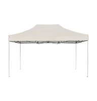 Professional Folding Party Tent Aluminum 14.8'x9.8' Cream