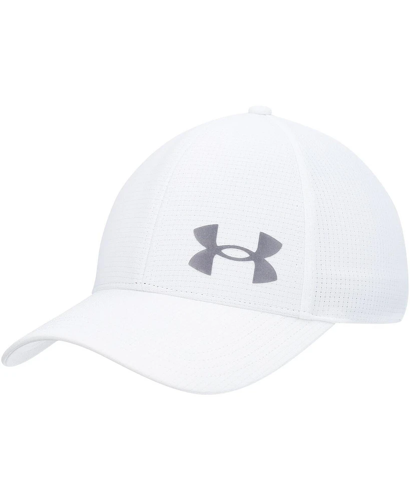 Men's Under Armour White Flawless Performance Flex Hat