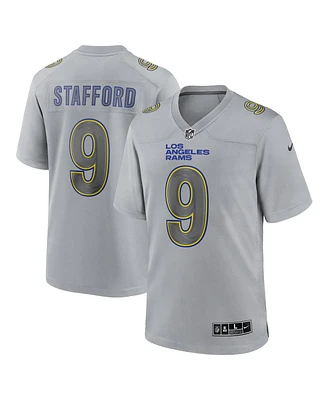 Men's Nike Matthew Stafford Gray Los Angeles Rams Atmosphere Fashion Game Jersey