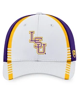 Men's Top of the World White, Purple Lsu Tigers Iconic Flex Hat
