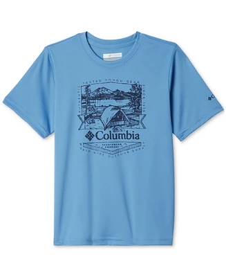 Columbia Big Boys Fork Stream Graphic Short-Sleeve T-Shirt