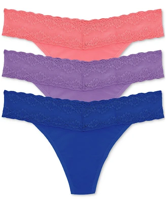 Natori Women's Bliss Perfection One Thong 3-Pack Panty 750092MP