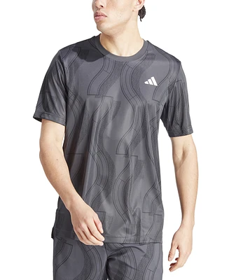 adidas Men's Moisture-Wicking Club Tennis Graphic T-Shirt