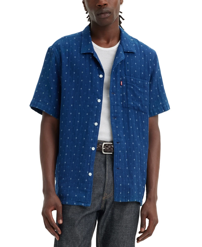 Levi's Men's Sunset Printed Button-Down Camp Shirt