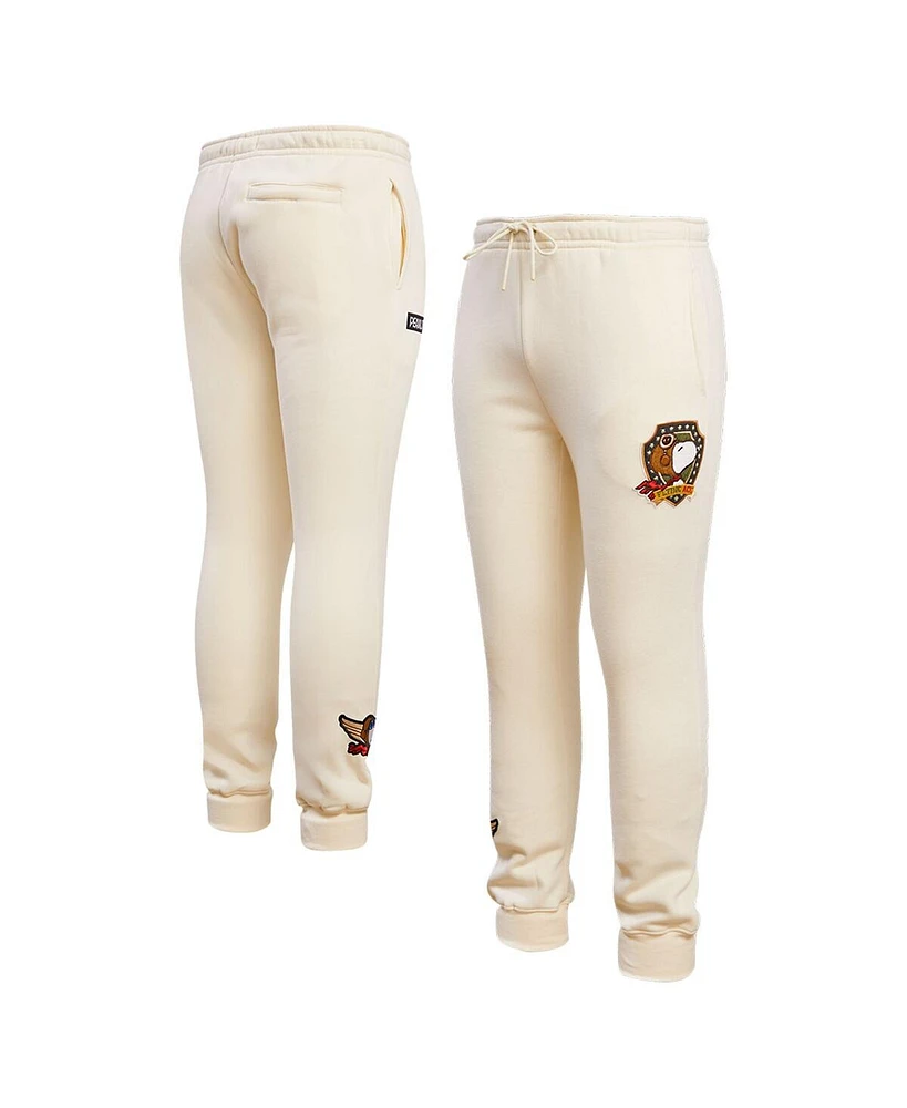 Men's Freeze Max Cream Peanuts Snoopy Top Dog Jogger Pants