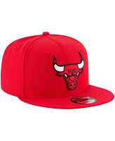 Men's New Era Chicago Bulls Official Team Color 9FIFTY Snapback Hat