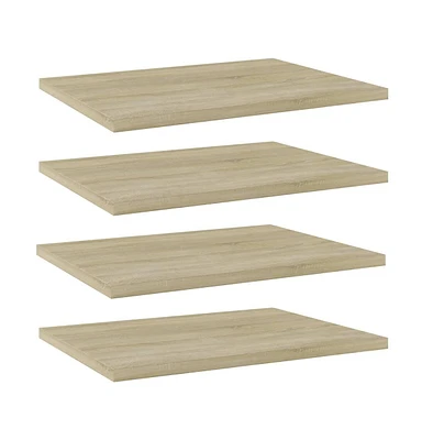 Bookshelf Boards pcs Sonoma Oak 15.7"x11.8"x0.6" Engineered Wood