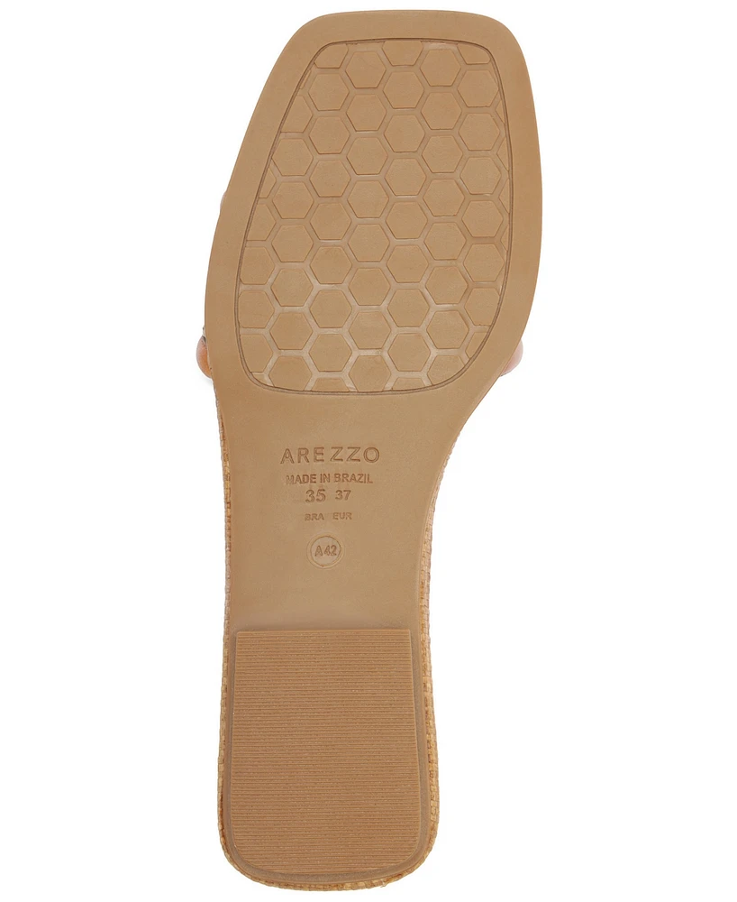 Arezzo Women's Sloane Flat Sandals