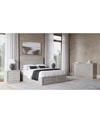 Tivie 3pc Bedroom Set (California King Storage Bed + Dresser + Nightstand), Created for Macy's