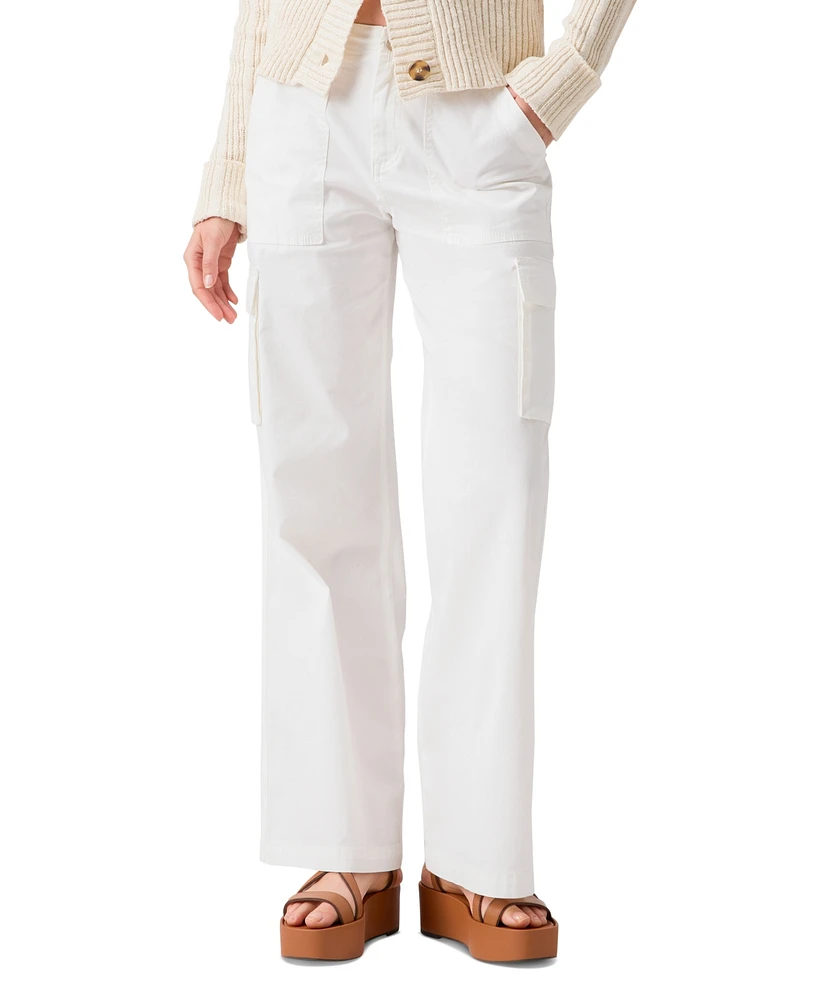 Sanctuary Women's Reissue Wide-Leg Cargo Pants