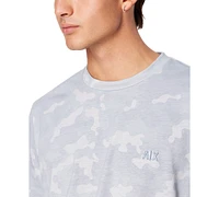 A|X Armani Exchange Men's Regular-Fit Tonal Camo T-Shirt